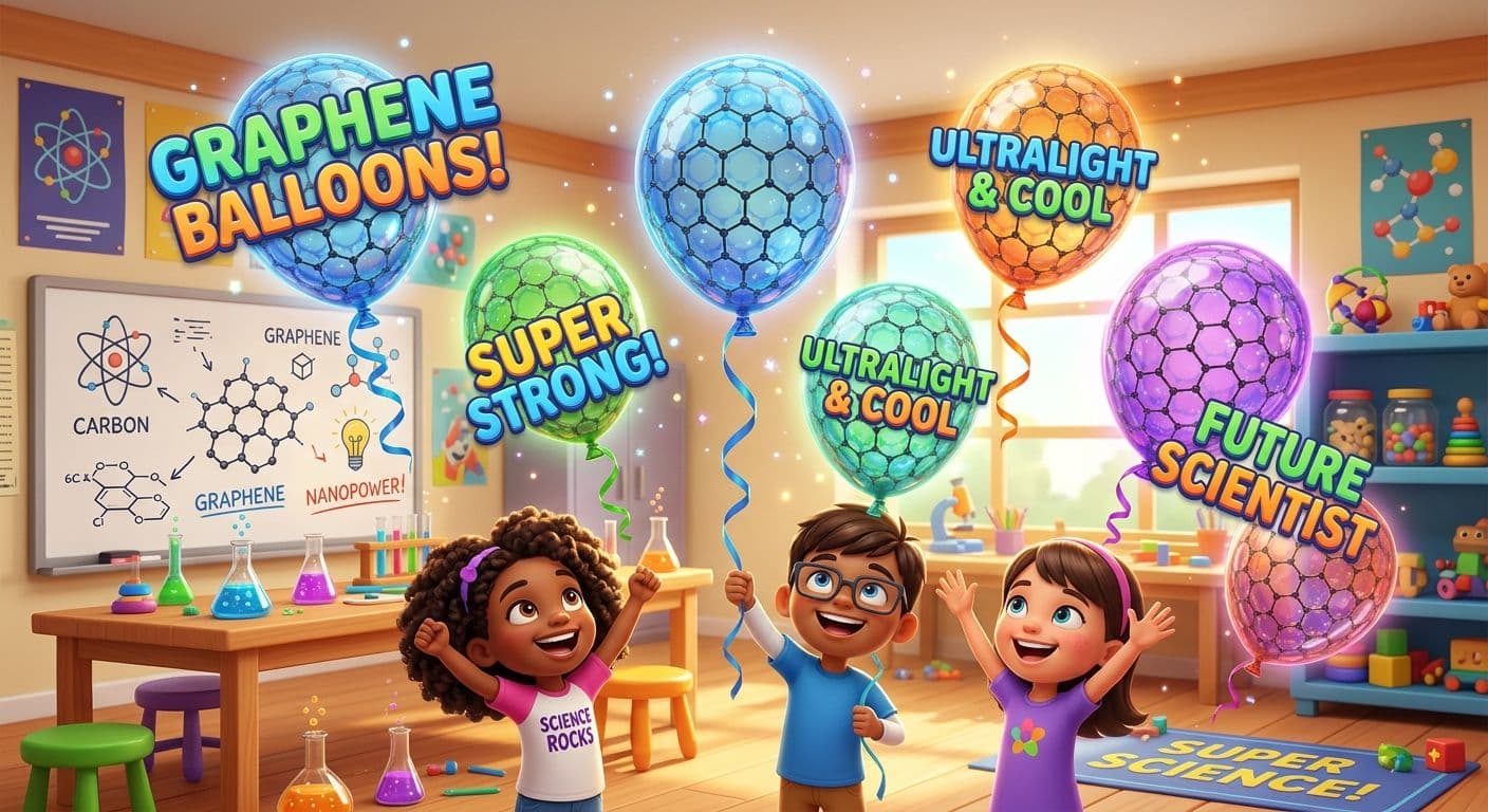 Bouncy Graphene Balloons: Super Strong and Super Fun!