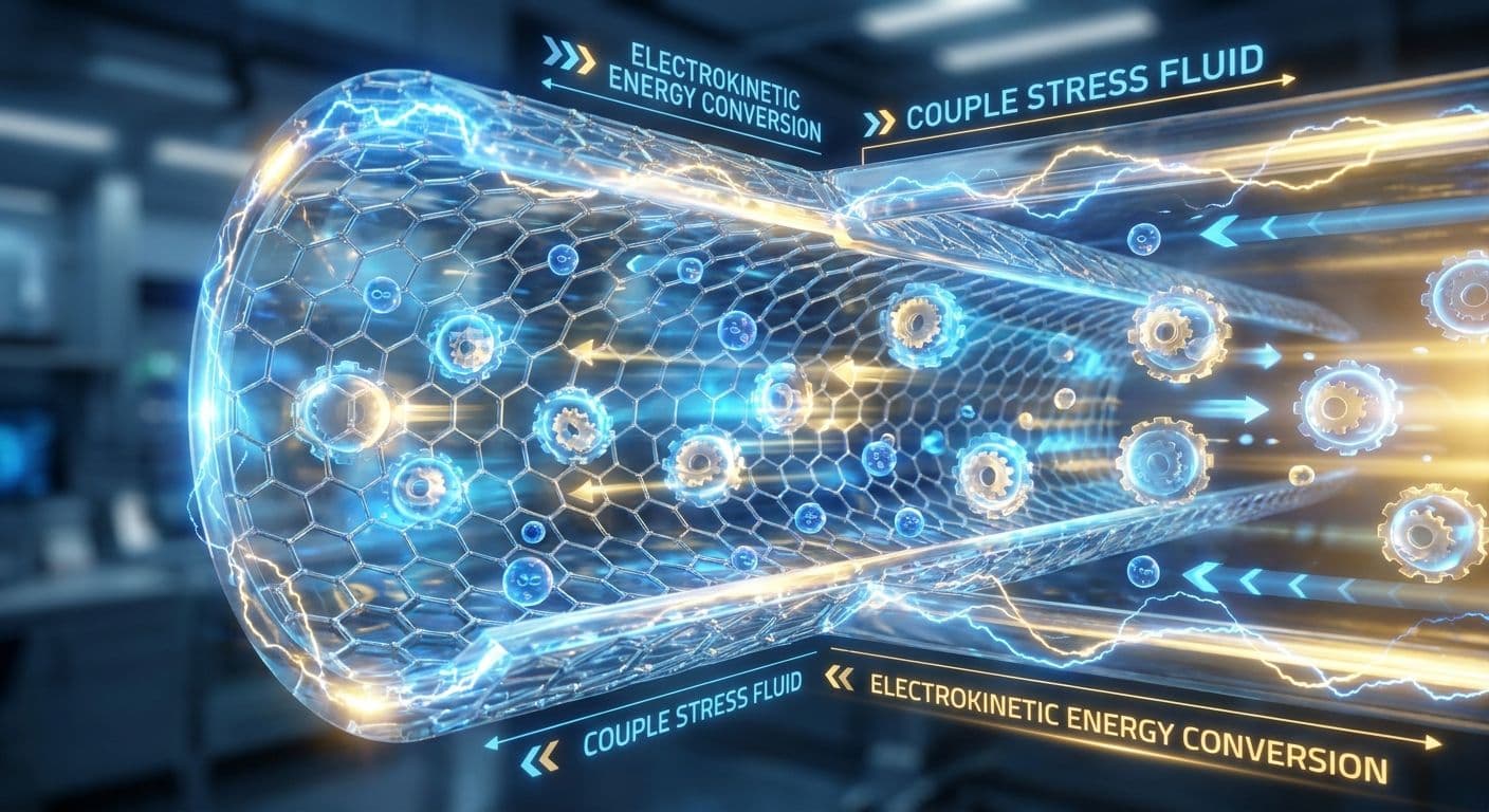 474. Electrokinetic Energy Conversion in Graphene Nanochannels: Decoding Couple Stress Fluids and Mobile Surface Charges