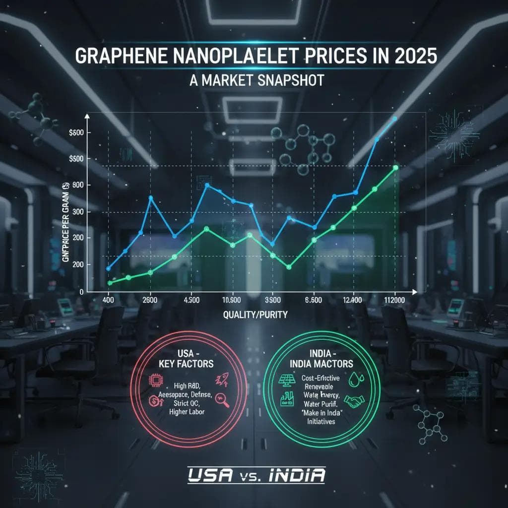 Graphene Nanoplatelet Prices in 2025: A Market Snapshot (USA vs. India)
